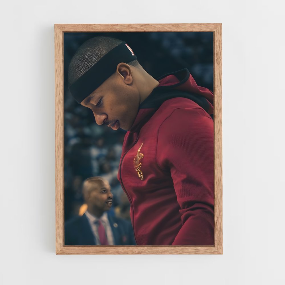 Poster Red Hoodie Hero – affiche Basketball (vue 4)